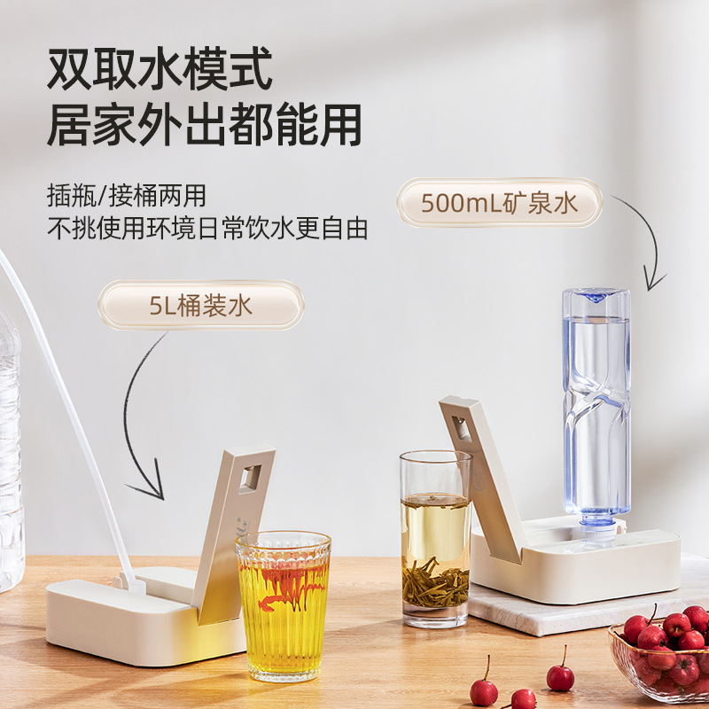 Outdoor Portable Water Dispenser 3 Seconds Instant Hot Small Water Kettle Travel Portable Foldableing Hot Water Cup Drop Shipping Water Pumping