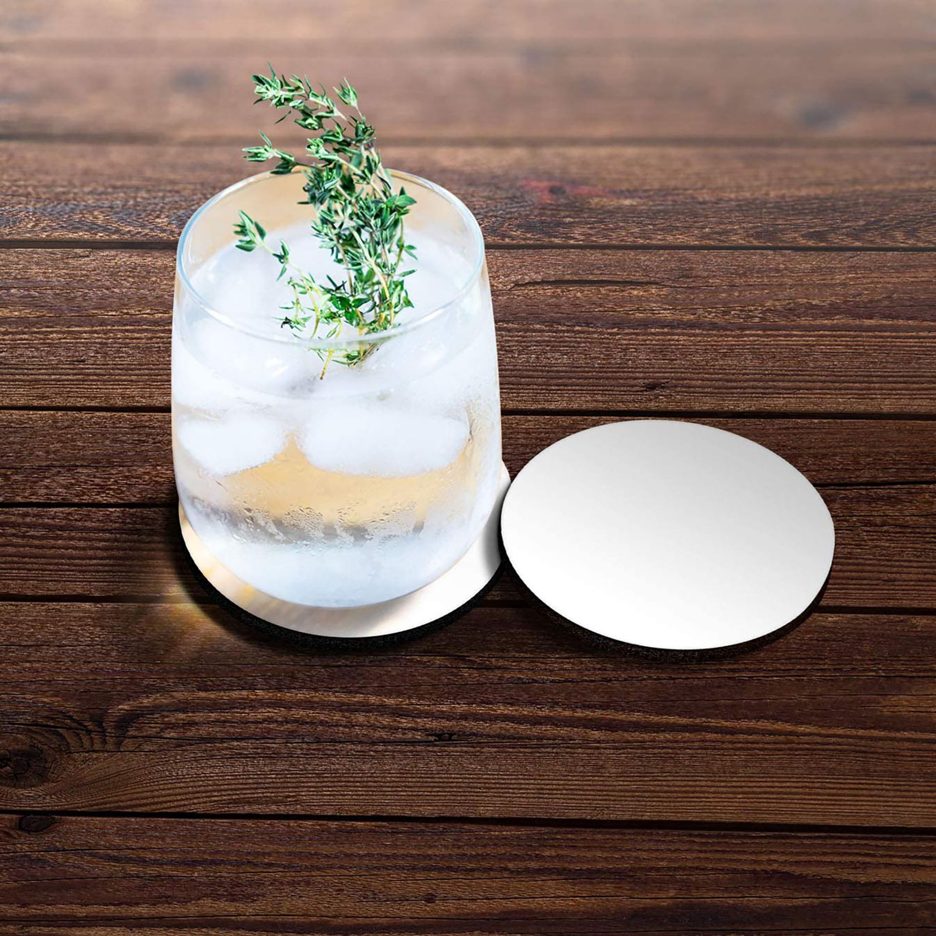 Spot diving material White 3mm thick car coaster thermal transfer sublimation DIY graffiti consumables Cup