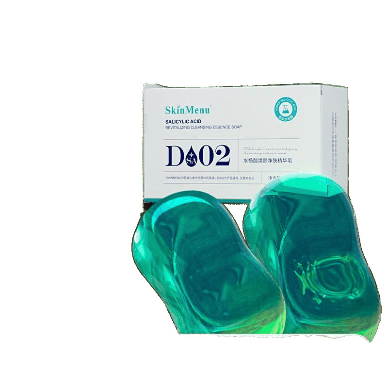 Salicylic Acid Acne Soap Oil Control Acne Deep Cleansing Mites Blackhead Face Wash Soap Wholesale Free Shipping