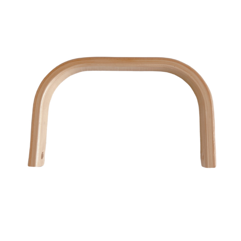Factory Processing of Bamboo and Wood Hot-Bent Handles, Bent Wooden Handles, Wooden Handles in Various Sizes, Basket Wooden Handles, Basket Handles