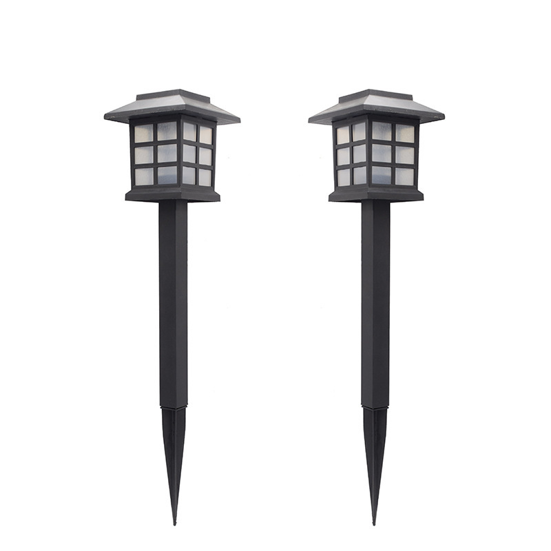 Cross border outdoor LED lighting solar garden light small palace light plug lawn light mini solar light waterproof