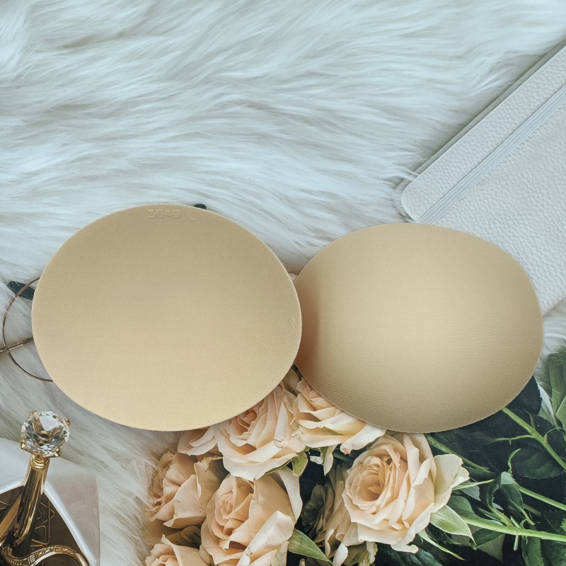 Oval Sponge Chest Pad Yoga Wear Sports Bra Swimsuit Mold Cup Home Wear Insert Ready Invisible
