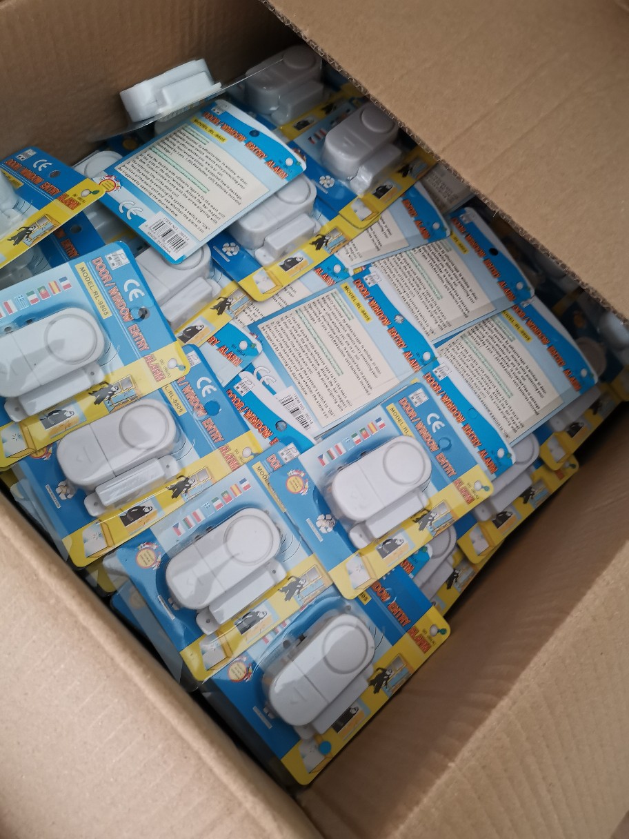 Amazon's Best-Selling Compact and Affordable 90-Decibel Loud Sound Alarm Door Magnetic Detector Door and Window Alarm