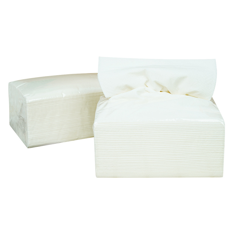 Hotel White Package Tissue Paper Commercial Paper Towel Toilet Paper Facial Tissue Hotel B&B Guest Room Restaurant Napkin Tissue Wholesale