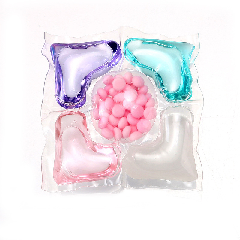 Household Five-in-One Camellia Lasting Fragrance Decontamination and Oil Decontamination Lasting Soft Color Protection Deep Cleaning Laundry Beads