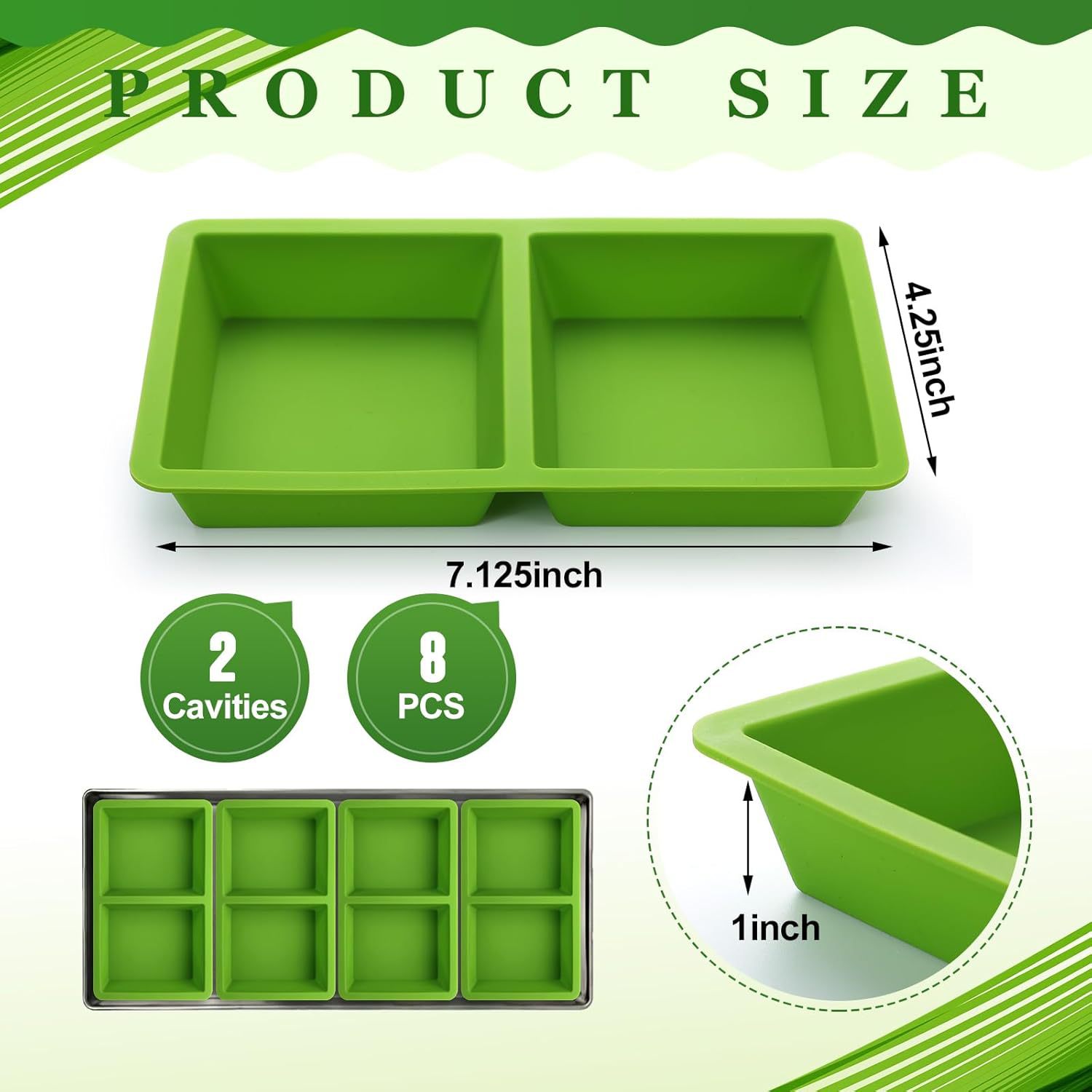 Cross-Border Silicone Tray Partition Baking Mat Suitable for Harvest Right Freeze Dryer Tray Baking Pan