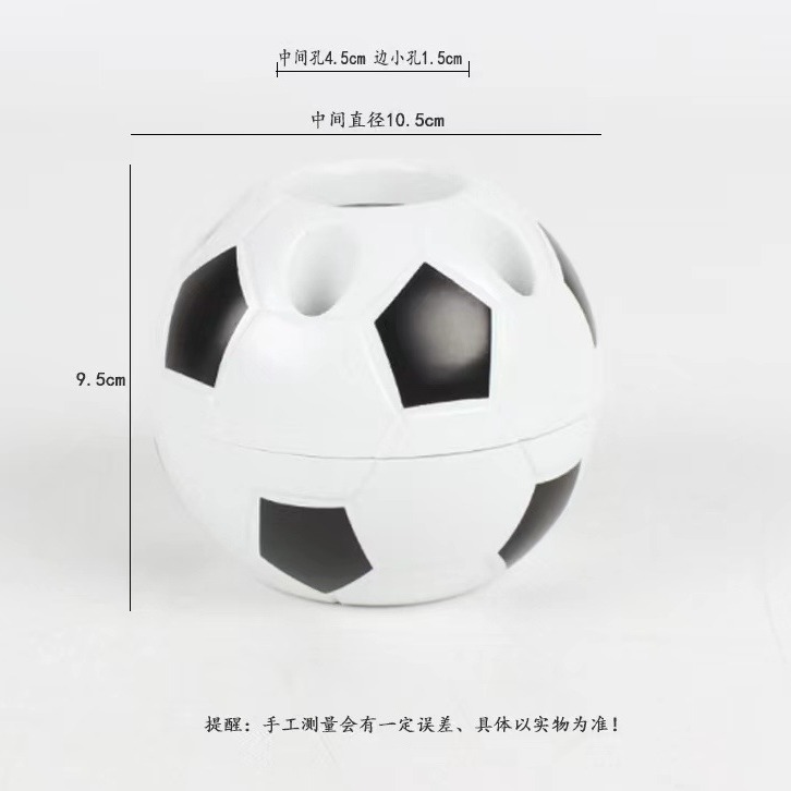 Football Pen Holder Multifunctional Student Office Plastic Pen Holder Football Pen Holder Student Pen Holder Plastic Storage Pen Holder