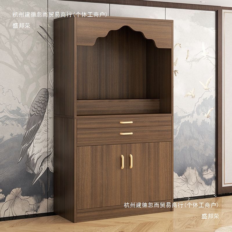 Buddhist Altar Table for Home Use, Buddhist Cabinet, Standing Cabinet, Offering Table, Buddha Altar, Shrine Cabinet, Economical Offering Table, Solid Wood