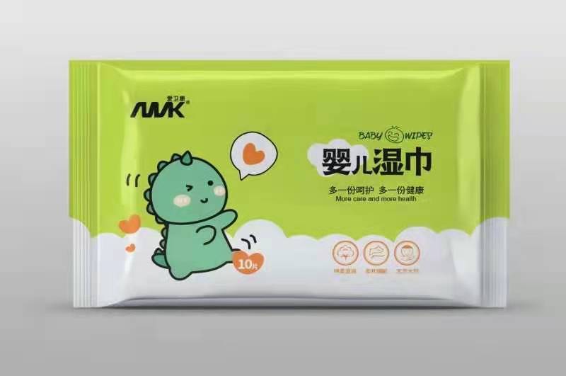 10-piece unsealed universal cleaning wipes wholesale Xinyue cartoon cleansing student wipes manufacturer