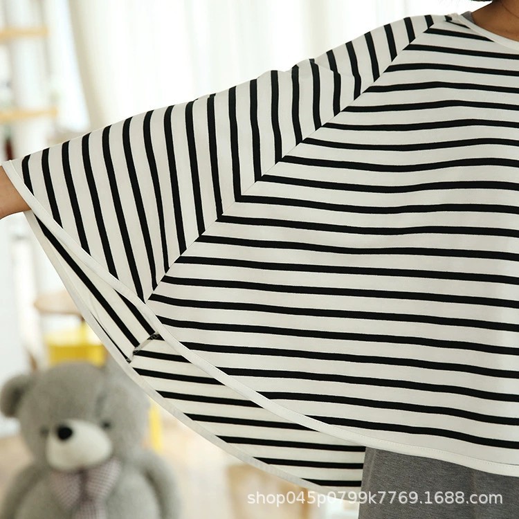 Spot wholesale pregnant women breast-feeding towel out striped postpartum anti-light breast-feeding towel cover cover breast-feeding towel
