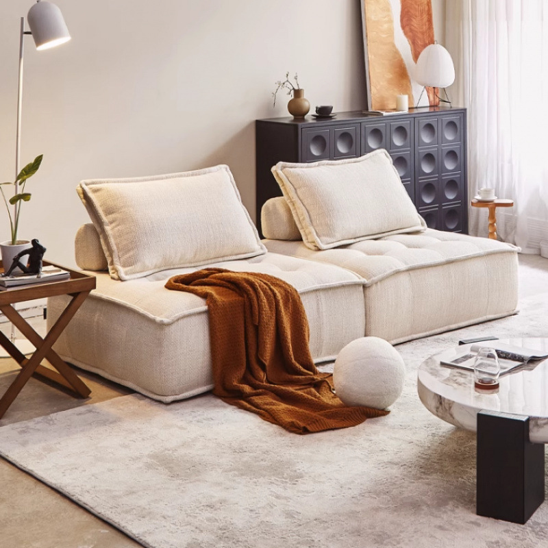 Диван Тofu блок итальянский минимализм маленькая квартира Пьемонт квадратный диван модульная комбинация