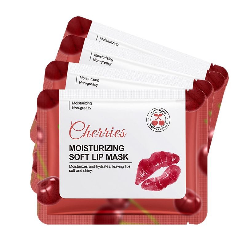 Cross-border special for plant fruit Cherry cherry lip film moisturizing anti-dry and moisturizing lip patch