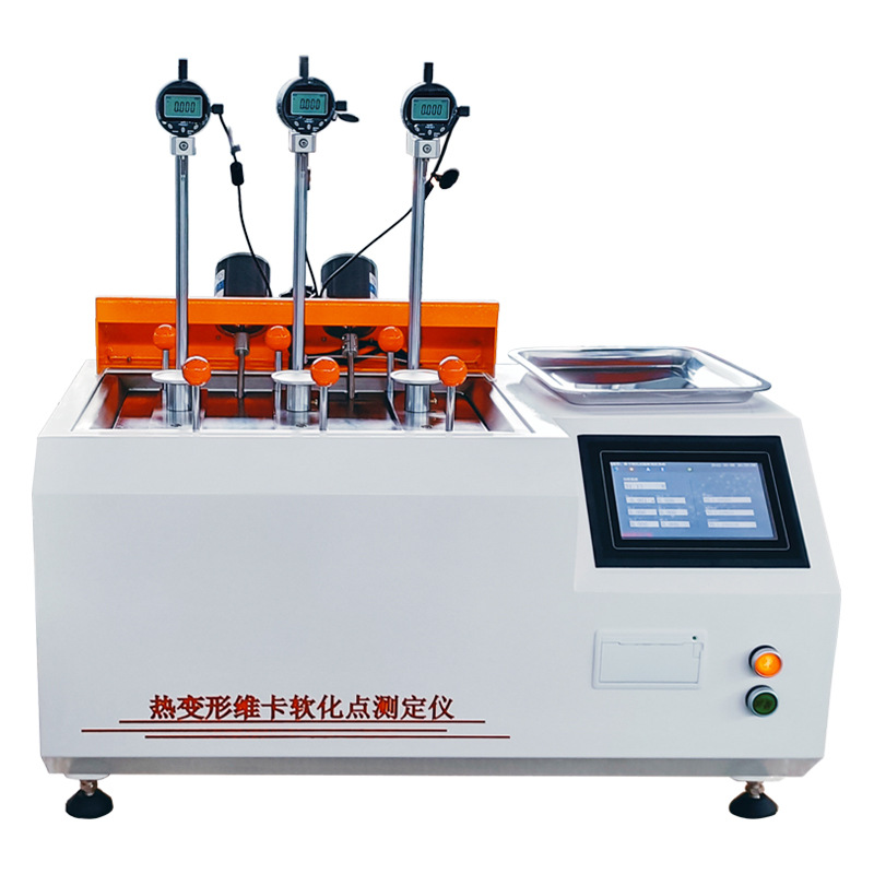 Digital Display Cable Thermo Deformation Vicat Tester Plastic Pipe Thermo Deformation Vicat Temperature Softening Point Tester
