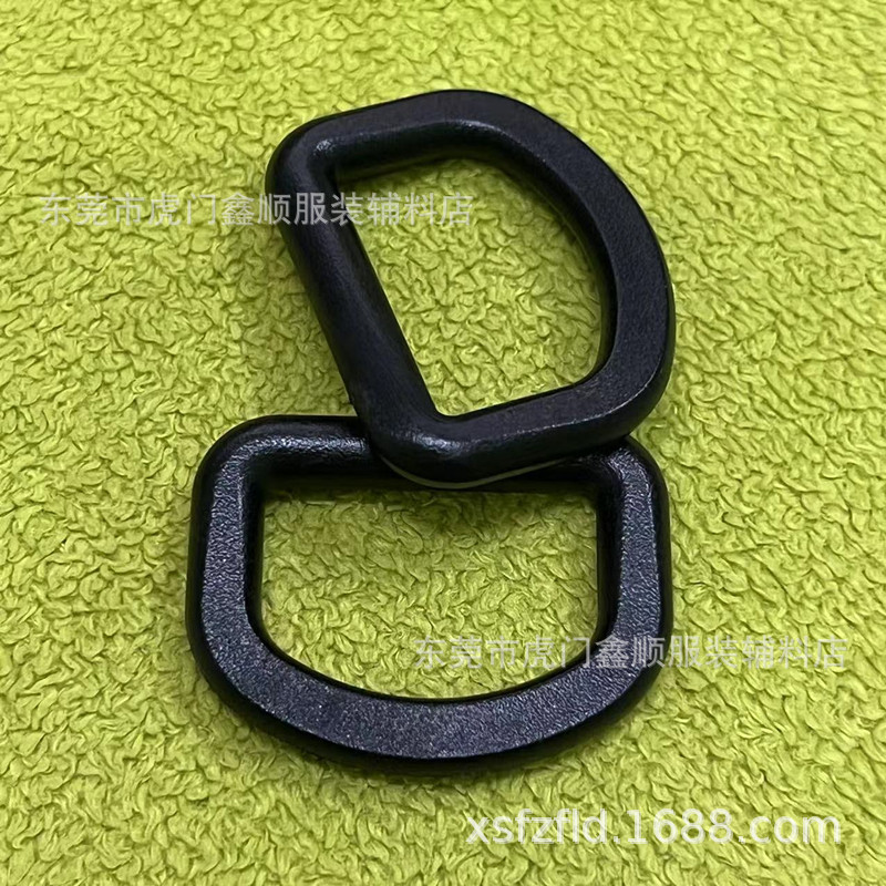 Manufacturer in Stock 1inch ThickeneDeD Plastic D Buckle 25MM Plastic Flat RounD D-shapeD Buckle 2.5CM Luggage Accessories Hanging Buckle