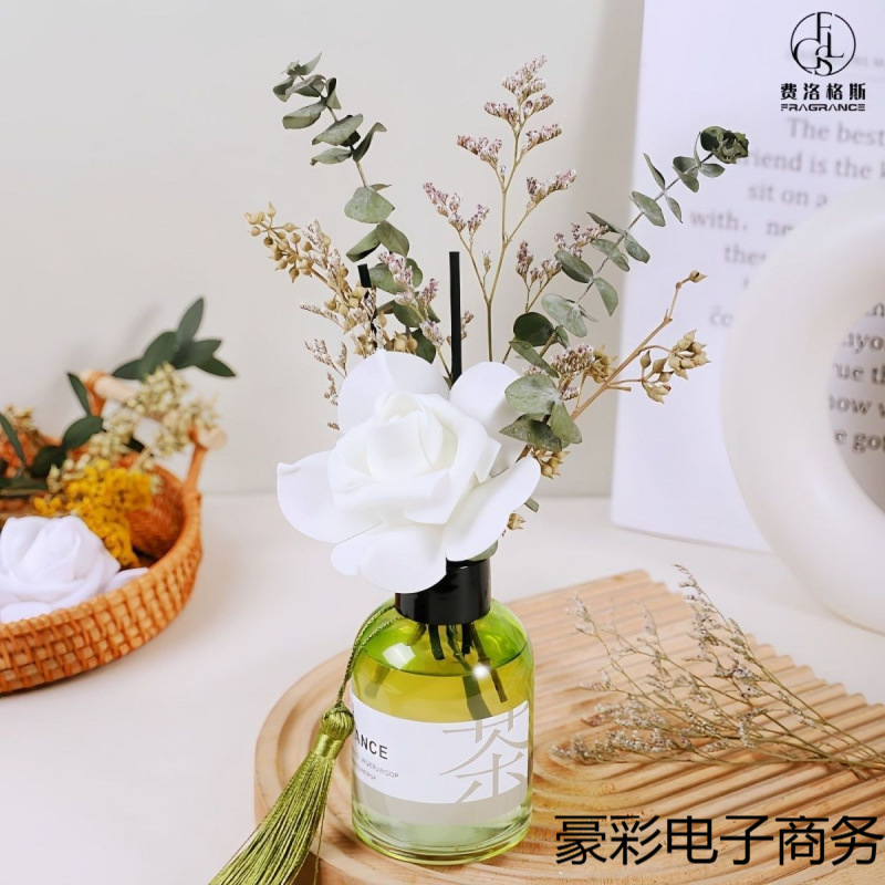Gardenia Tea Fragrance Aromatherapy Home Bedroom Long-Lasting Room Essential Oil Incense Toilet Bathroom Gardenia Fragrance