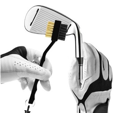 Manufacturer Supplies Golf Double-Sided Copper Brush Golf Head Cross-Border Hot Selling Golf Cleaning Brush Cleaning Tool