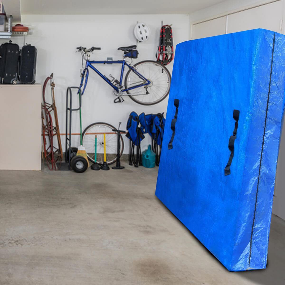 Foreign Trade Amazon Queen Mattress Packing Bag Thickened Pe Woven Bag Simmons Packing Woven Bag Moving Bedspread