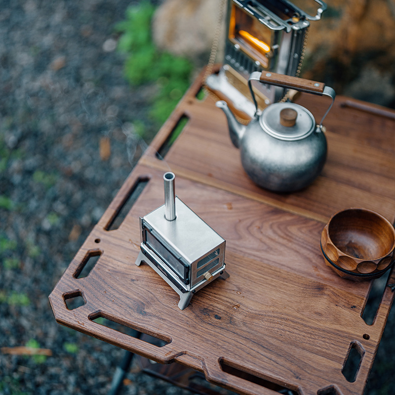 Chunshan Mini Incense Incense Incinerator 1.5 Outdoor Small Wood Furnace Desktop View Furnace Portable Folding Camping Travel Furnace