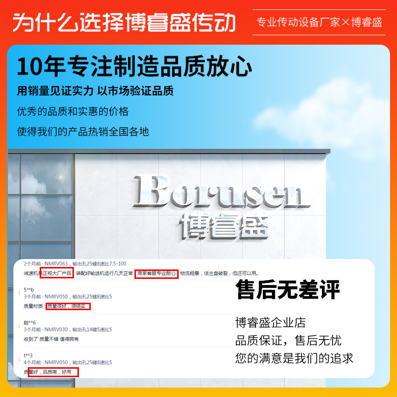 Nmrv40/50/63/75/90 Worm Gear Reducer Stepper Servo Motor Integrated Turbine Reduction Box