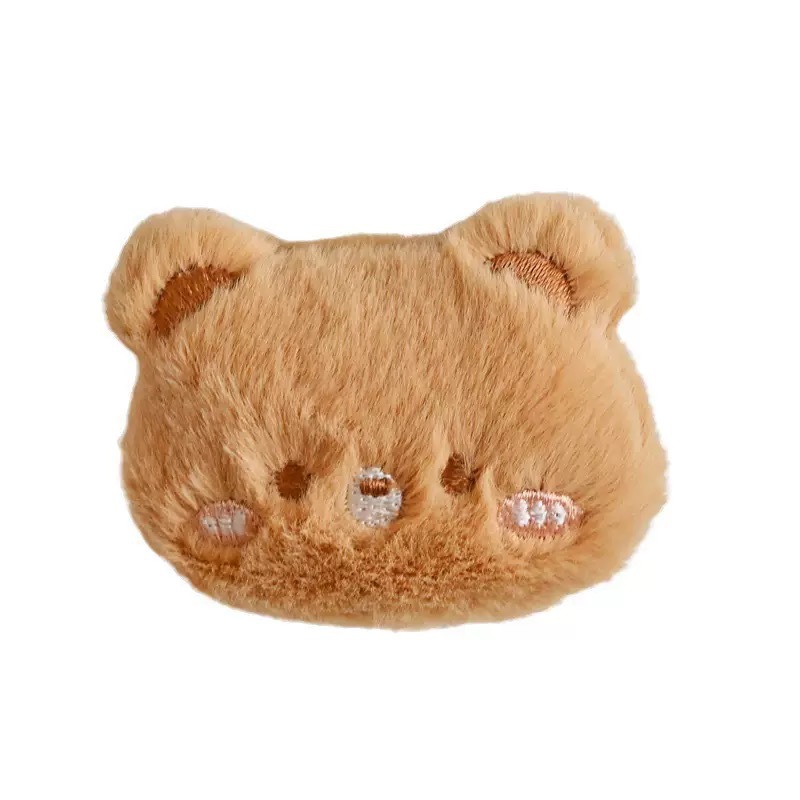 New Plush Bunny Brooch Cartoon Panda Frog Clothing Bag Doll Pin Event Small Gift