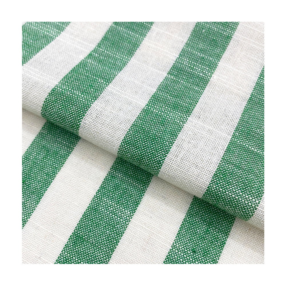 Spot Supply Polyester Cotton Horizontal Strip Yarn-dyed Striped Fabric Simple Modern Strip Fabric Multicolor Polyester Cotton Yarn-dyed Bamboo Stripe