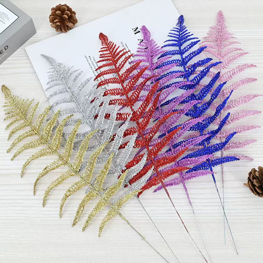 Рождественское золото порошковый лист фестивальное украшение для DIY цветочной композиции