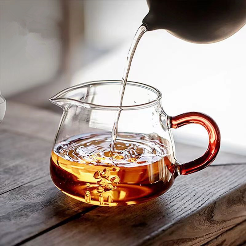 Color High Borosilicate glass tea set fair Cup Tea Sea tea filter Penguin cup size capacity
