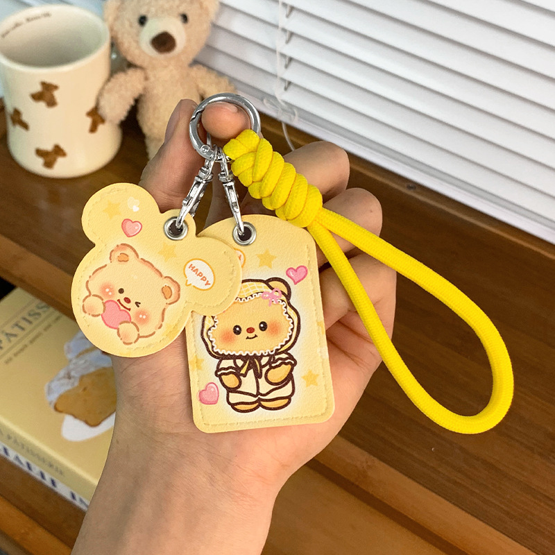 Protective Case for Emma Yadi Cartoon Electric Car Key Battery Car Remote Control NFC Access Card Protective Leather Case