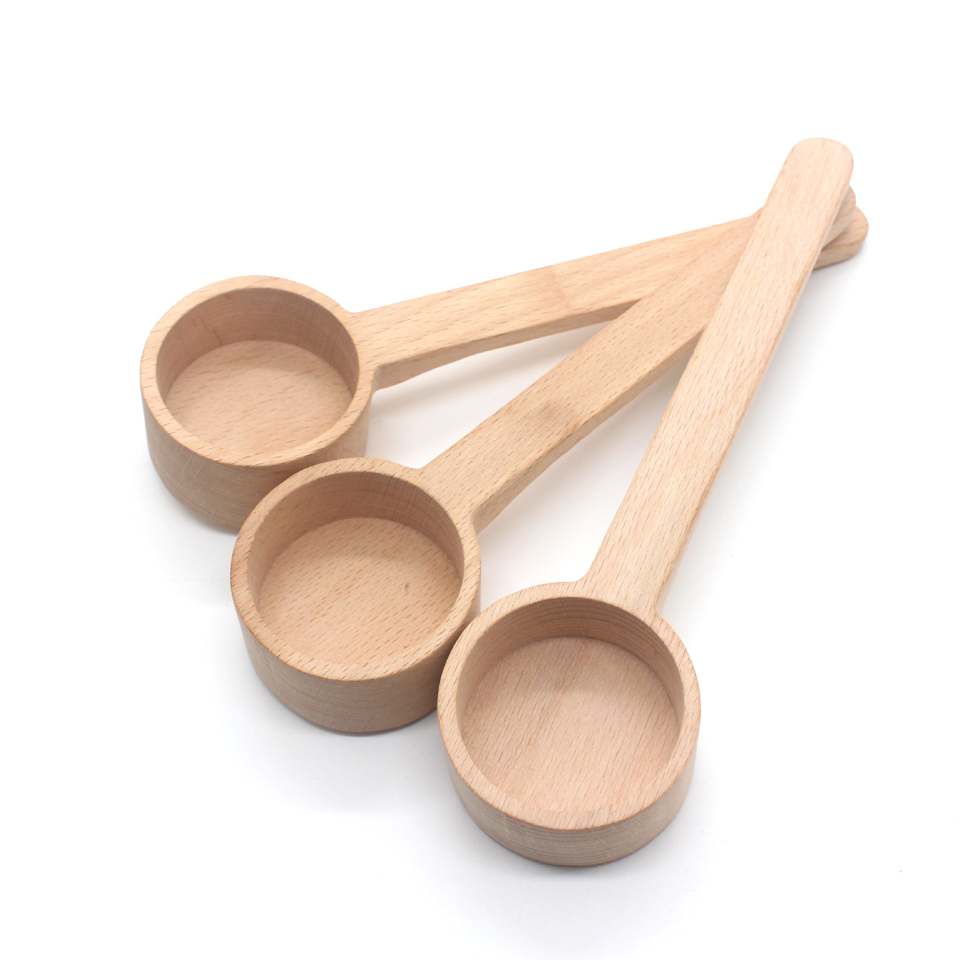Customized Solid Wood Coffee Measuring Spoon Black Walnut Coffee Spoon Beech Spoon Measuring Spoon