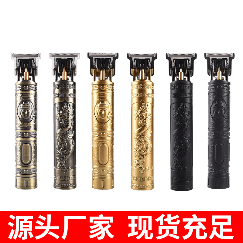 Cross-border new t9 electric clipper electric hair clipper bald head oil head electric clipper plastic razor wholesale hair clipper