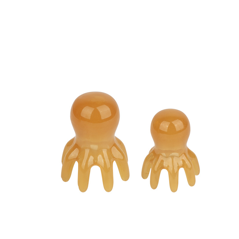 Little Octopus Massage Comb to Clear the Meridians of the Head, Universal Octopus Head Therapy Comb for the Whole Body, Soothing Scalp Comb Massager