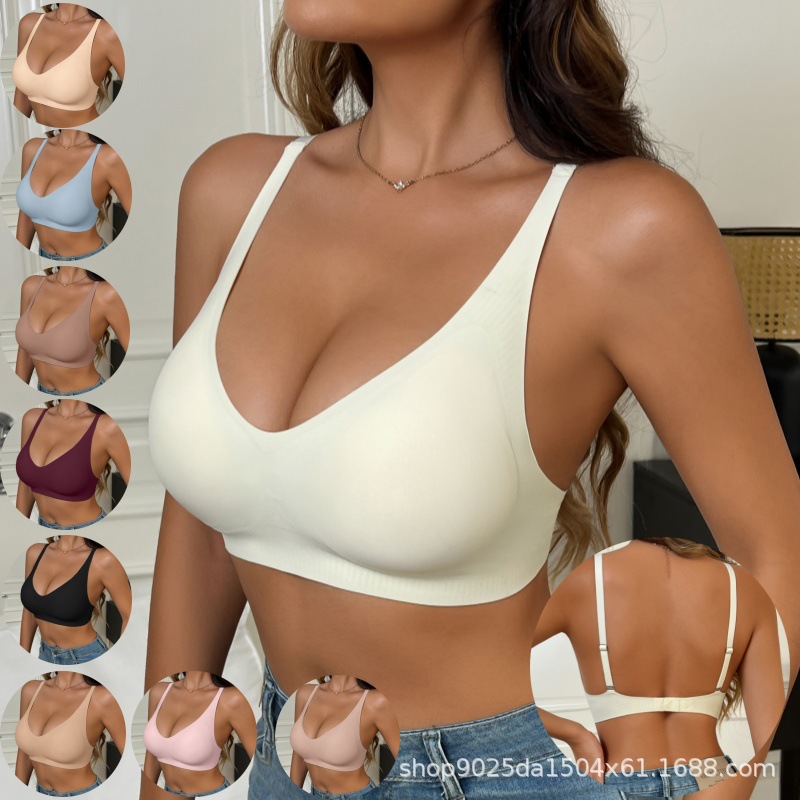 Импортное гладкое нижнее белье большого размера, без ободков, пуш-ап для женщин, новый стиль