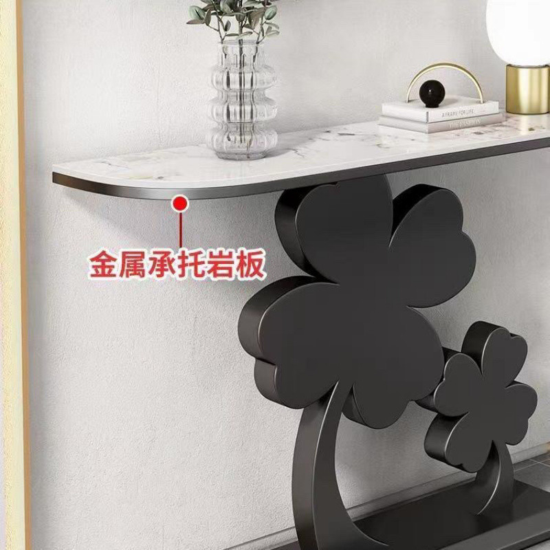Yhu Light Luxury Art Entrance Cabinet Wall Living Room End Desk Creative Decoration Decorations Long Table