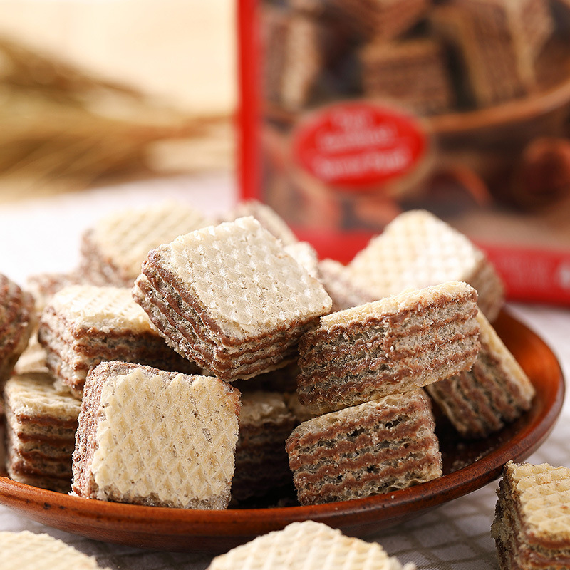 Italy Imports Laijia Weihua Biscuits Hazelnut Chocolate Flavor 125g Wedding Accompanying Gift Children's Snacks