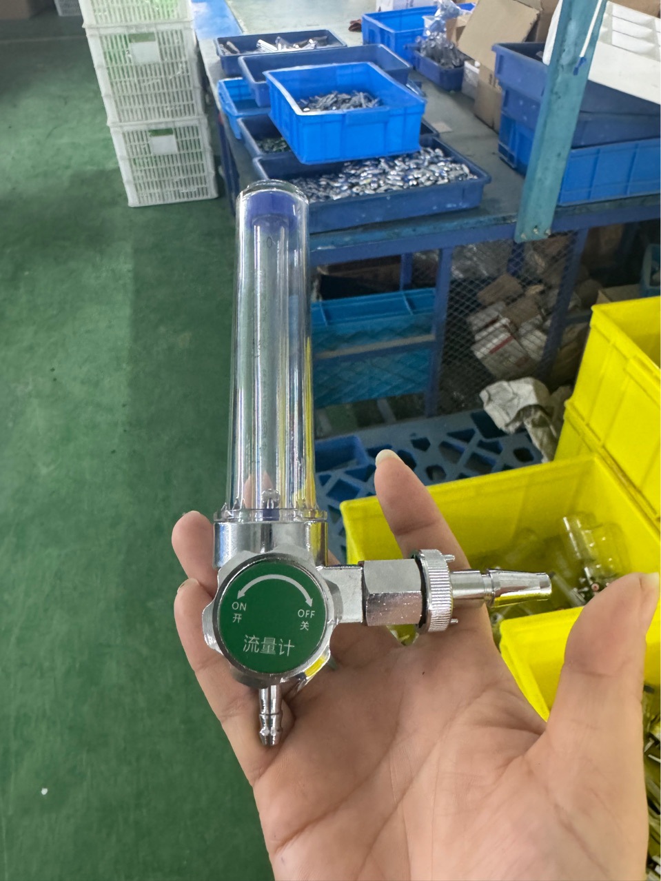 Flowmeter Atomization Flowmeter Oxygen Meter for Wall Oxygen Inhaler Hospital Center Oxygen Supply System for Moon Landing