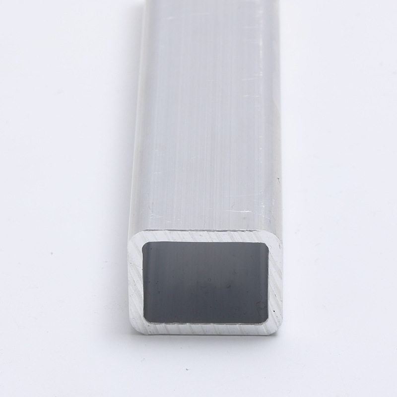 40×30×2 Five-Series Square Tube Aluminum Alloy Square Tube Profile Manufacturer Processes Hollow Column Rectangular Square Aluminum Material