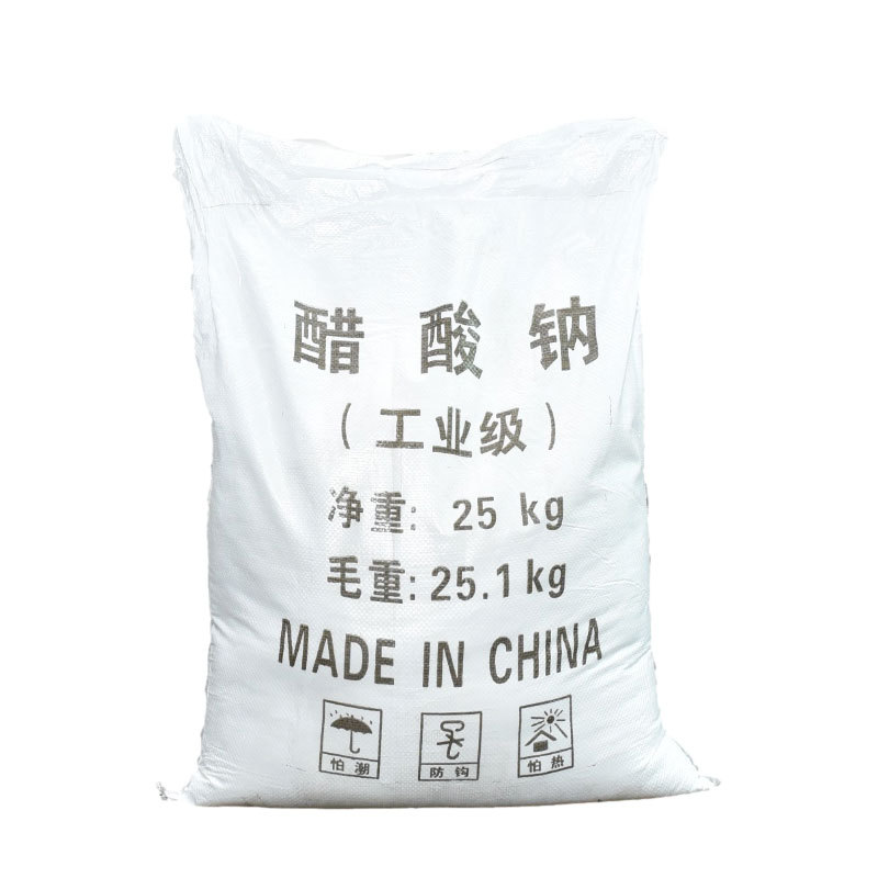 Industrial grade sodium acetate sewage treatment sodium acetate trihydrate high content decontamination regulator printing and dyeing textile auxiliaries