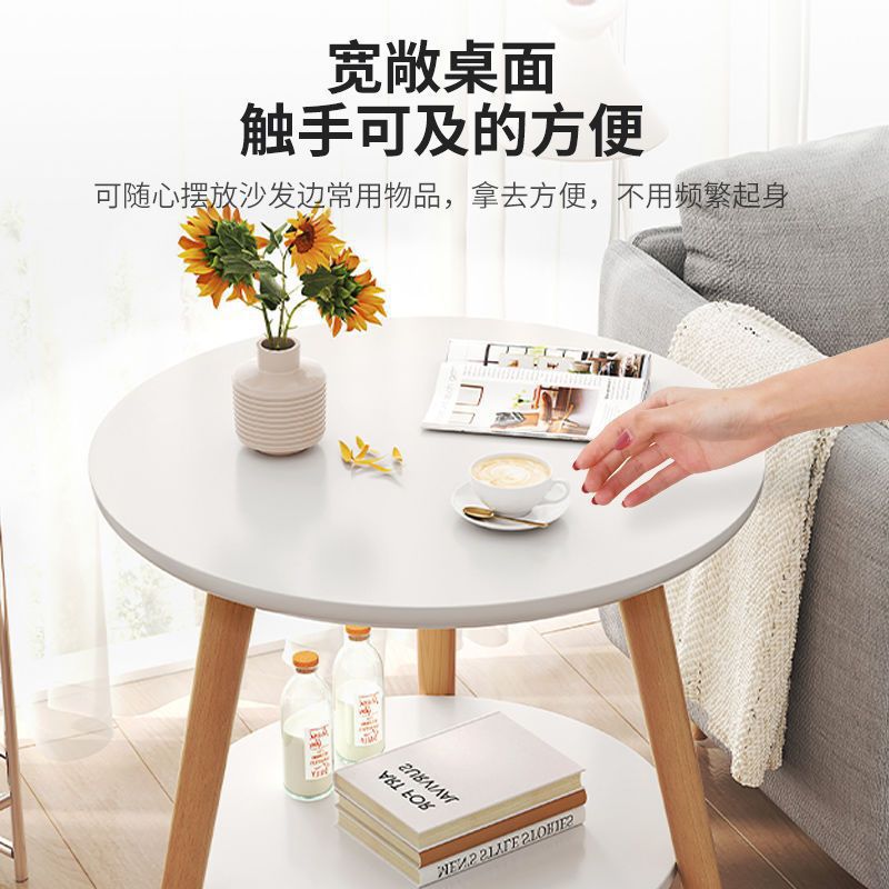 Factory direct simple modern creative small round table rental housing bedroom balcony small table negotiation round table