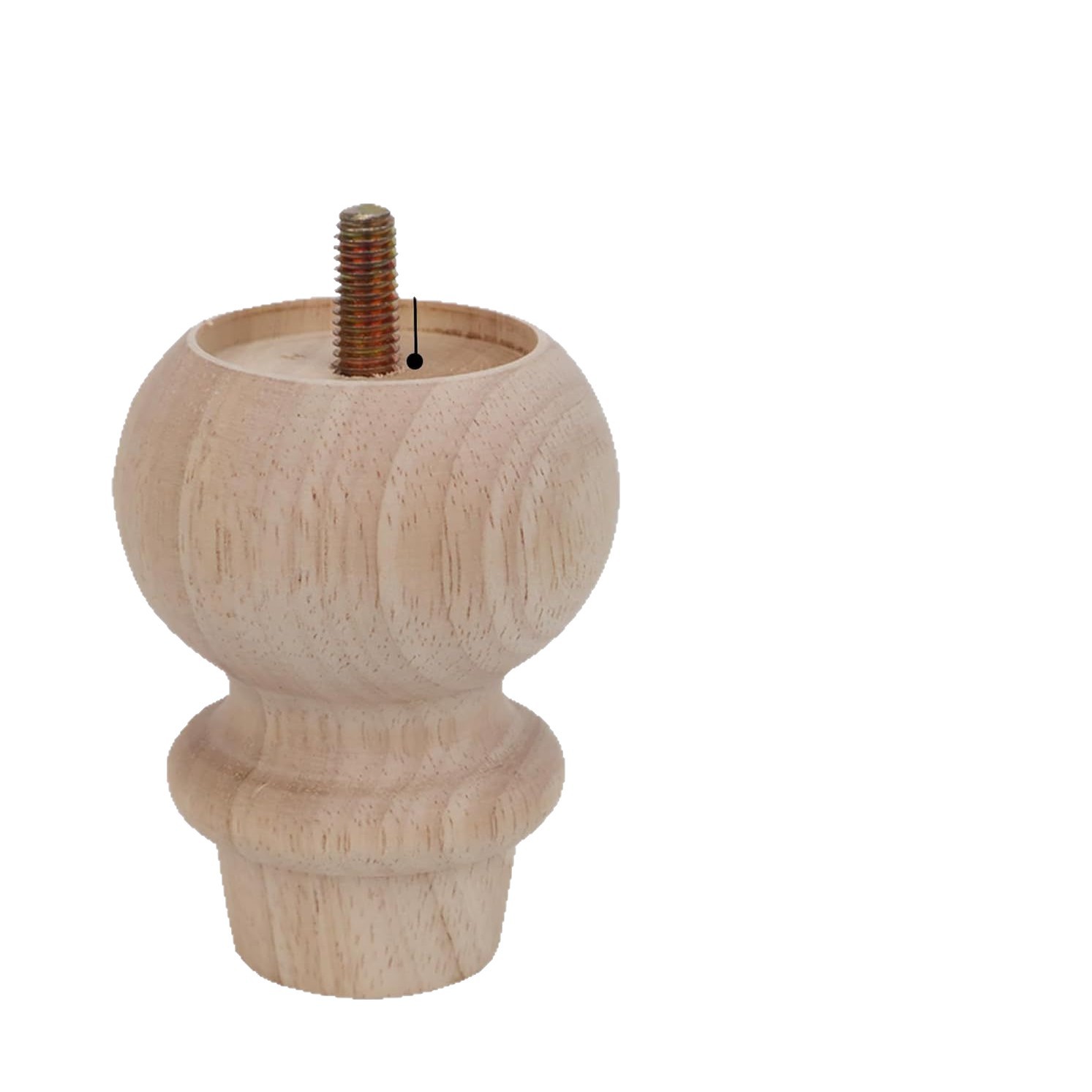 Solid Wood Furniture Table Legs, Bed Cabinet Legs, Coffee Table Legs, American-Style Rubber Wood Carved Square Legs, Gourd Legs, Roman Column Heads