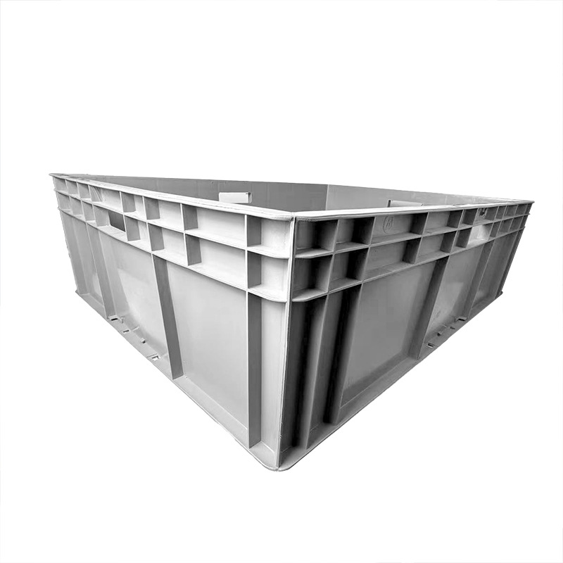 EU box European standard logistics box thickened auto parts storage parts induction box industrial warehouse hardware tools plastic basket ash