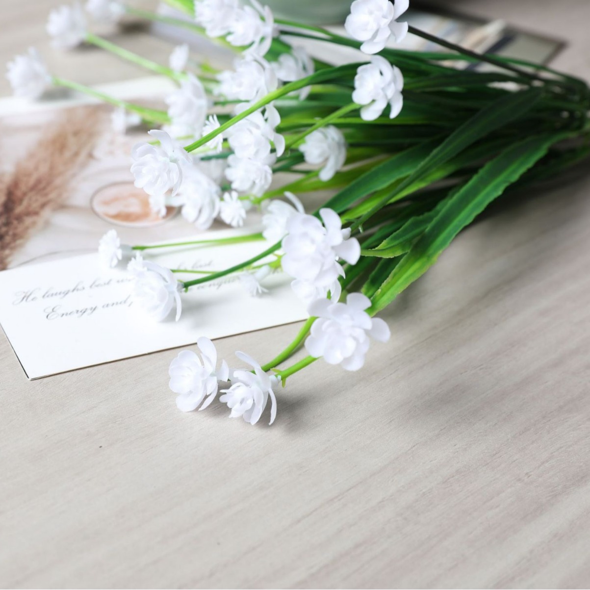 7 искусственных весенних цветов для домашнего декора, настраиваемые для офисного использования