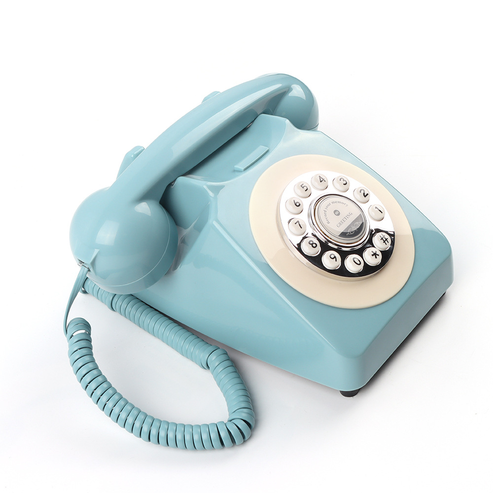 Old vintage recording telephone antique wedding party landline card phone message book home phone wholesale