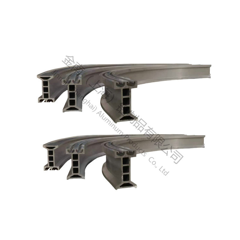Jinan Manufacturer Heavy-Duty Shuttle Rgv Car Aluminum Ground Rail 120*100 Aluminum Roller Ground Rail Bendable Angle Cutting