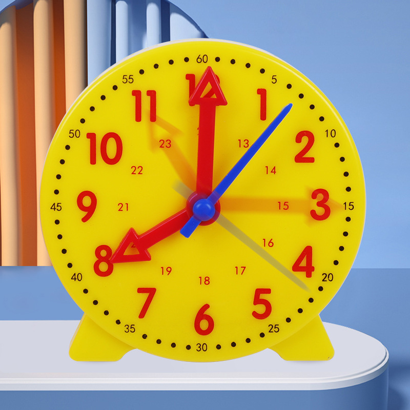 Children's Clock Face Model Teaching Aware 24: 00 Three-needle Linkage Time Learner Primary School Students Know Clock and Clock Learning Aware