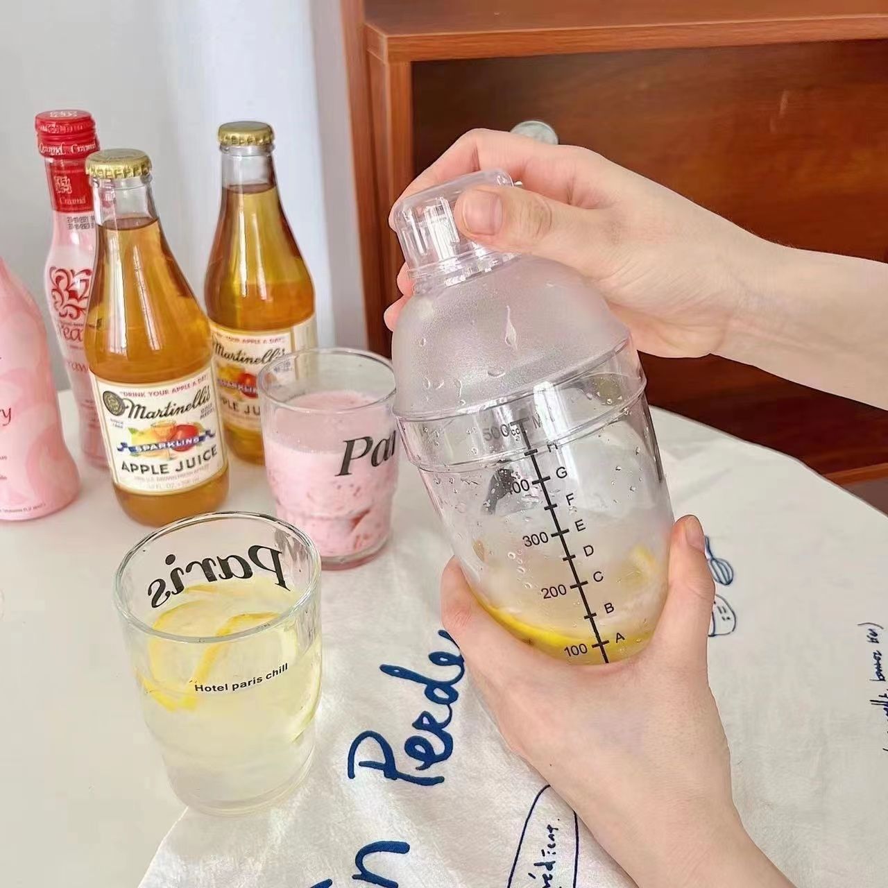 Schick Cup Lemon Hand Beated Lemon Tea Summer suit Ice Mashing Stick Summer Mashing Stick Ice Hammer suit