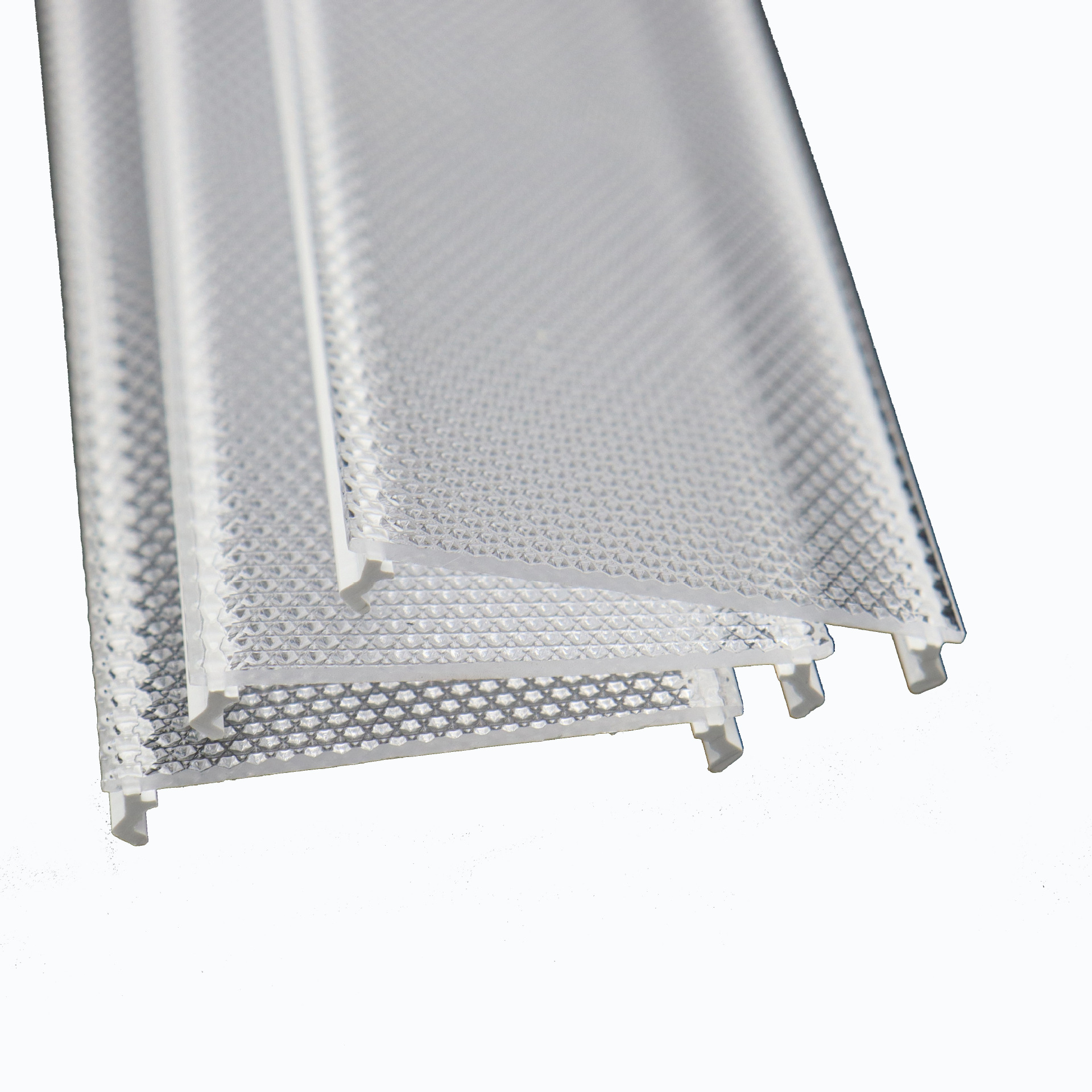 Pc Plastic Co-Extruded Linear Light Cover Extrusion Pc Transparent Strip Light-Transmitting Foshan Custom-Made Strip-Shaped Rigid Material