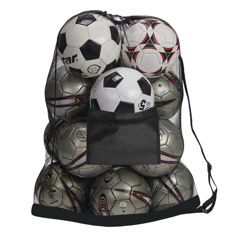 Cross-border ball large net pocket football net pocket basketball bag single shoulder ball storage bag portable volleyball net pocket