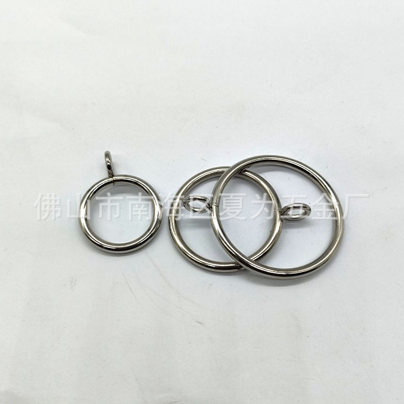 Metal Curtain Rings, Closed-End Hooks, Roman Rings, Curtain Accessories, Ring Buckles, New Chinese Style