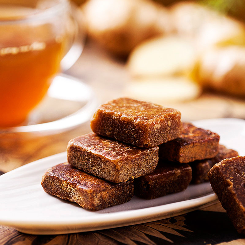 Traditional Brown Sugar for Menstrual Periods, Old Brown Sugar, Natural Brown Sugar, Can Be Used for Black Sugar Ginger Tea for Women 198g*2