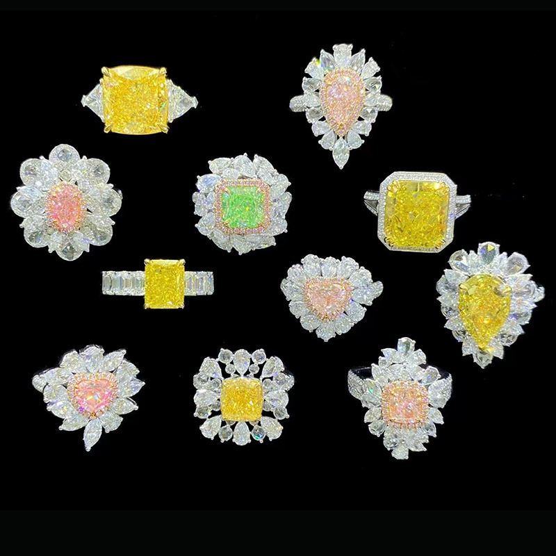 Factory Direct Supply of Cultured Diamond Round Cut Small White High Clarity Gemstones for Jewelry